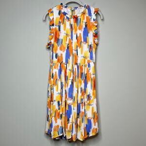 ANDTHEWHY Sleeveless Gauzey Dress Size L